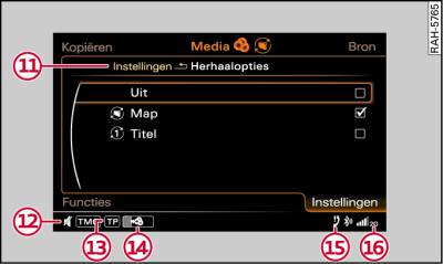 Instellingen media